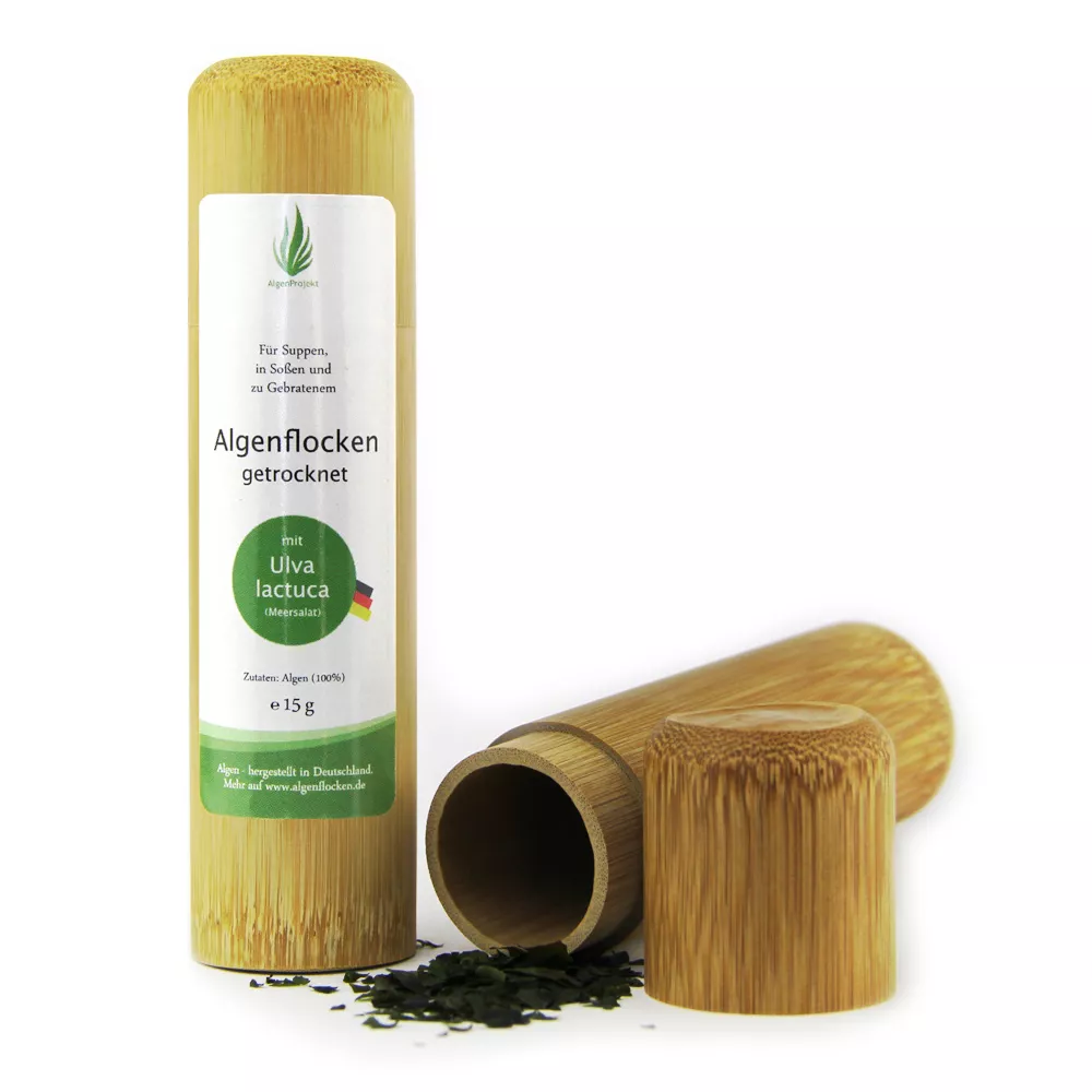 Algenflocken Ulva lactuca (Meersalat), getrocknet, 15g