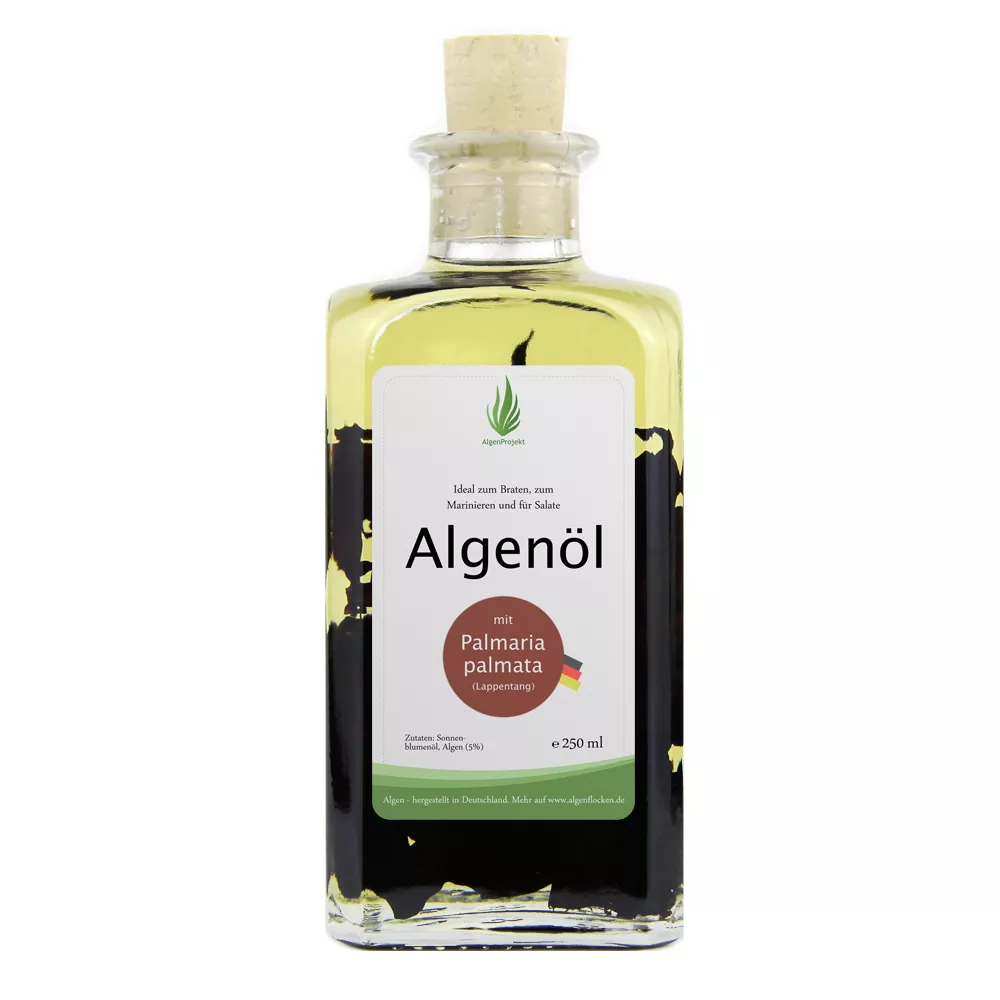 Algenöl mit Palmaria palmata (Lappentang), 250ml