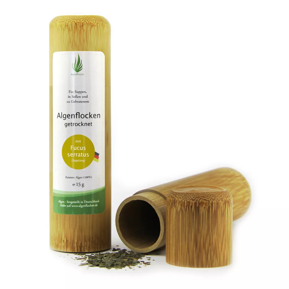 Algenflocken Fucus serratus (Sägetang), getrocknet, 15g